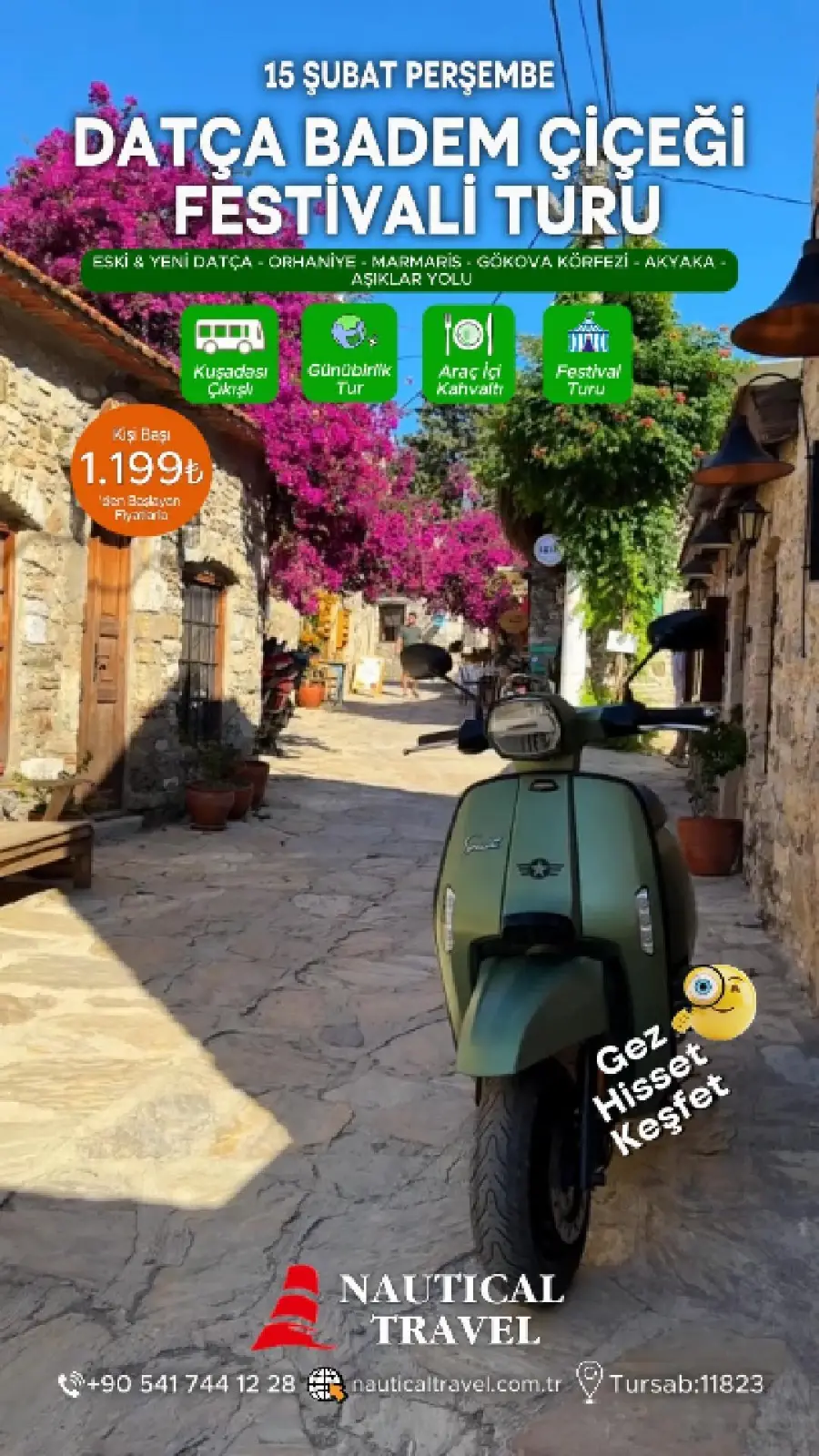 DATÇA BADEM ÇİÇEĞİ FESTİVALİ TURU